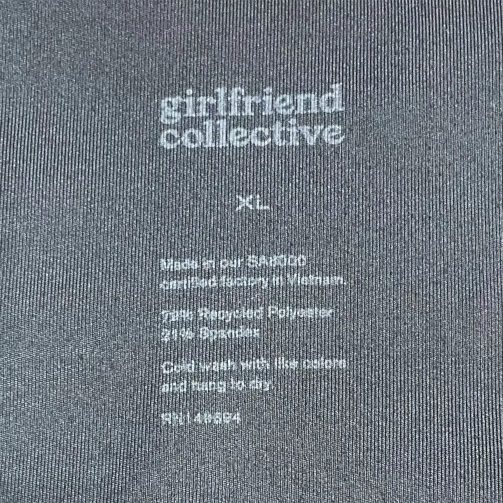 GIRLFRIEND COLLECTIVE Compressive High-Rise Capri Cropped Leggings Gray Size XL